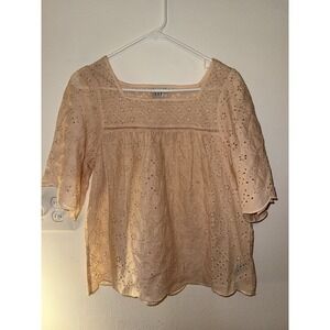 ✨Gap Light Pink Babydoll Blouse Women's Size‎ S